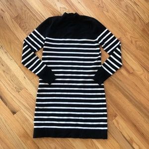 Loft Striped Sweater Dress